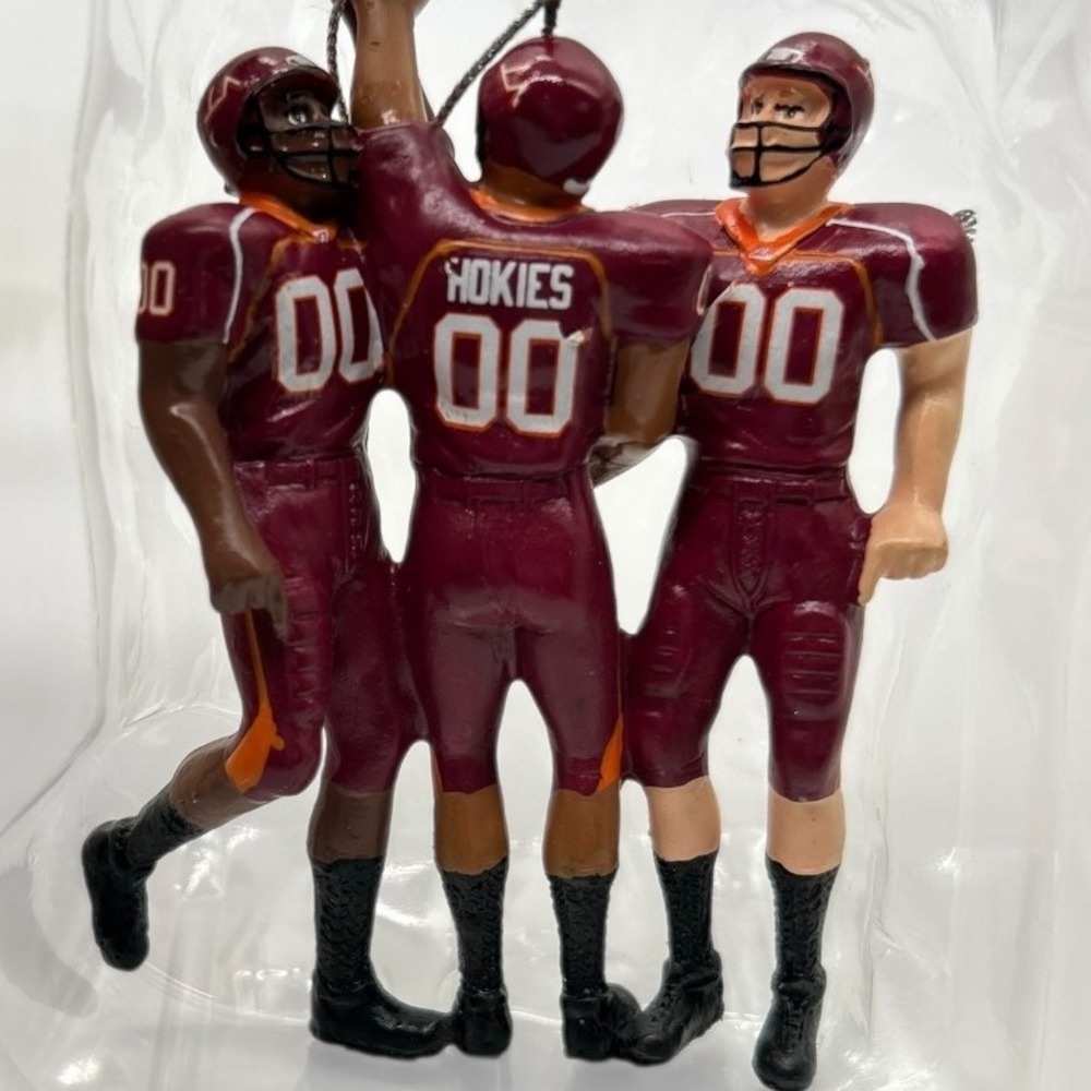 NEW‎ Virginia Tech Hokies Football Forever Collectibles NCAA Team Xmas Ornament